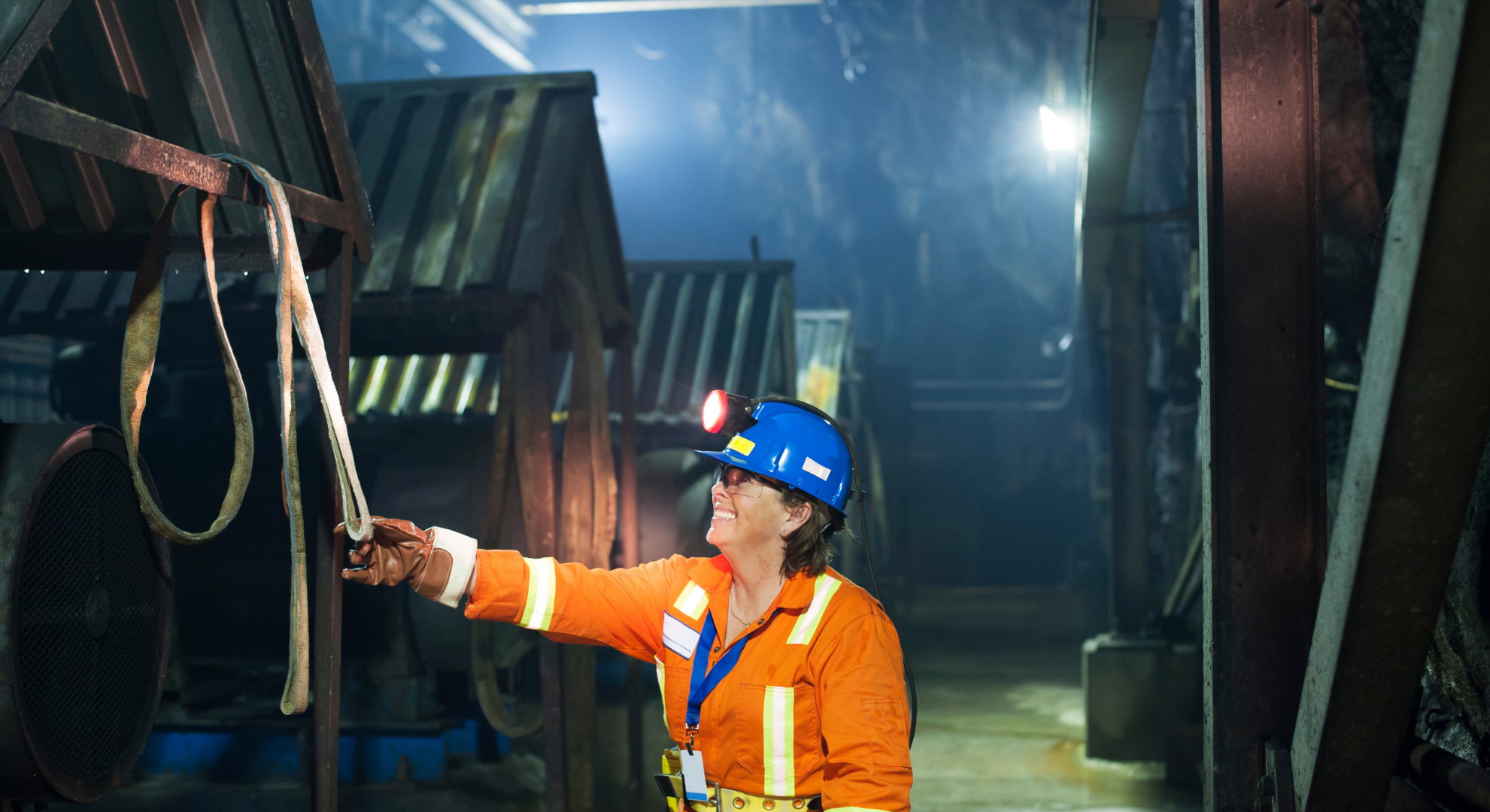 woman in mining