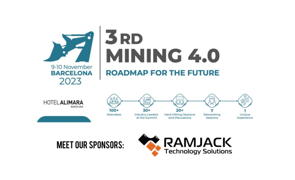 Ramjack Joins as Sponsor for the 3rd Mining 4.0 Summit: ROADMAP FOR THE FUTURE