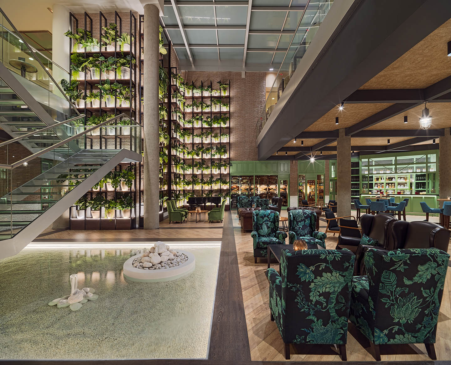 Hotel lounge